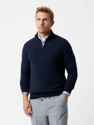 1/4 Zip Funnel Neck Top