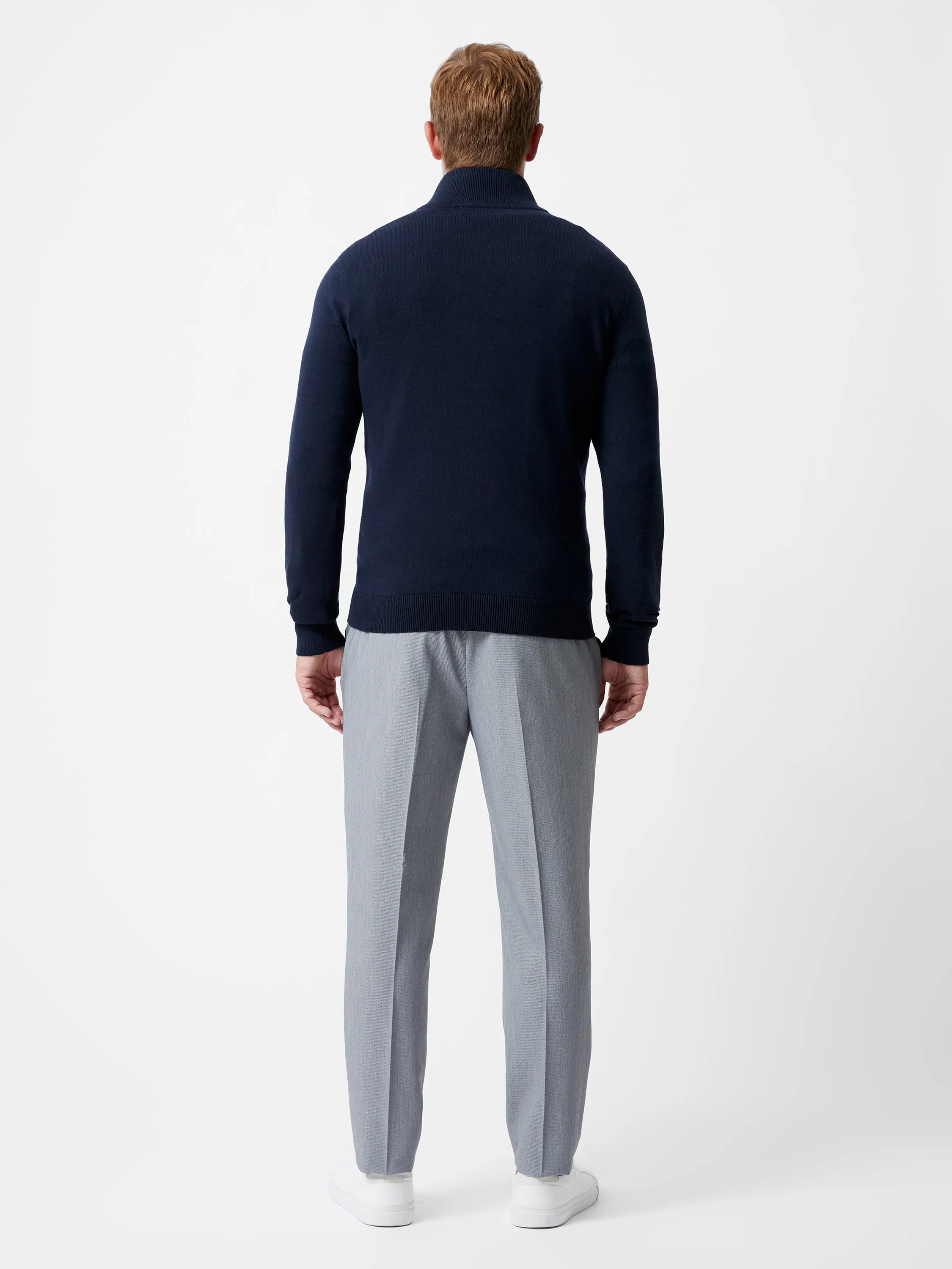 1/4 Zip Funnel Neck Top