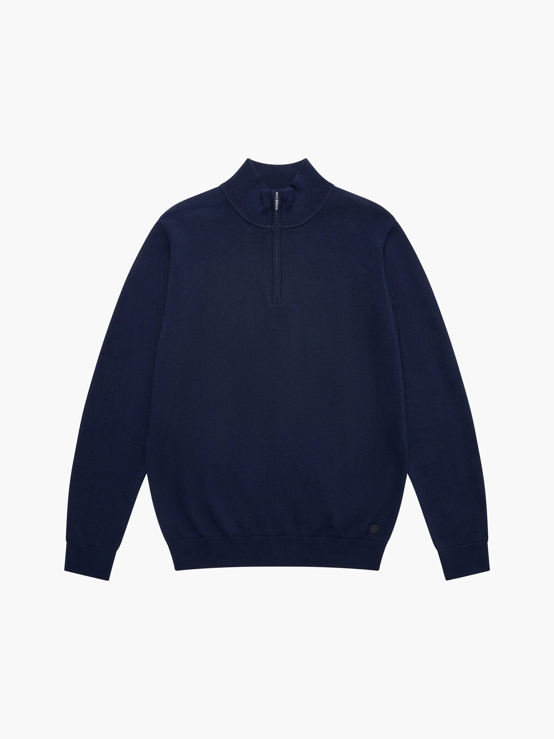 1/4 Zip Funnel Neck Top