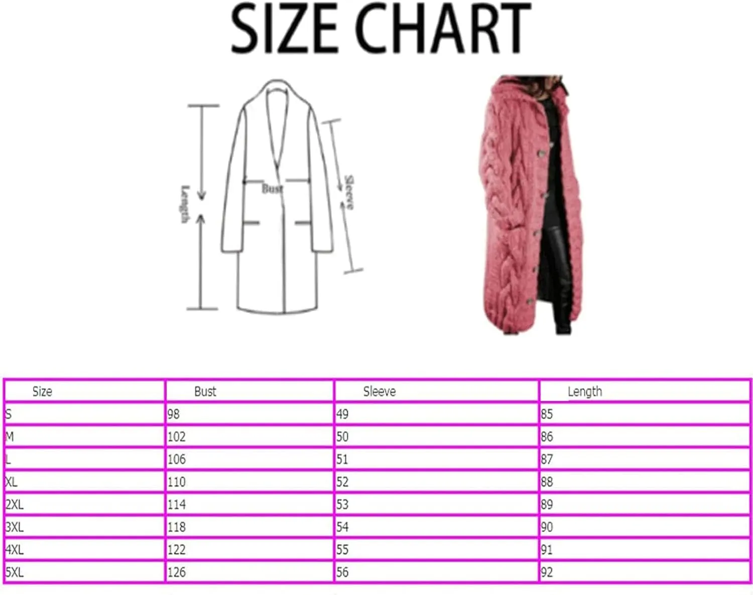 2023 Hand-Knitted Thick-Line Jumper Coat Women Long Knitted Cardigan Long Sleeve Thicken Winter Plus Size Sweater