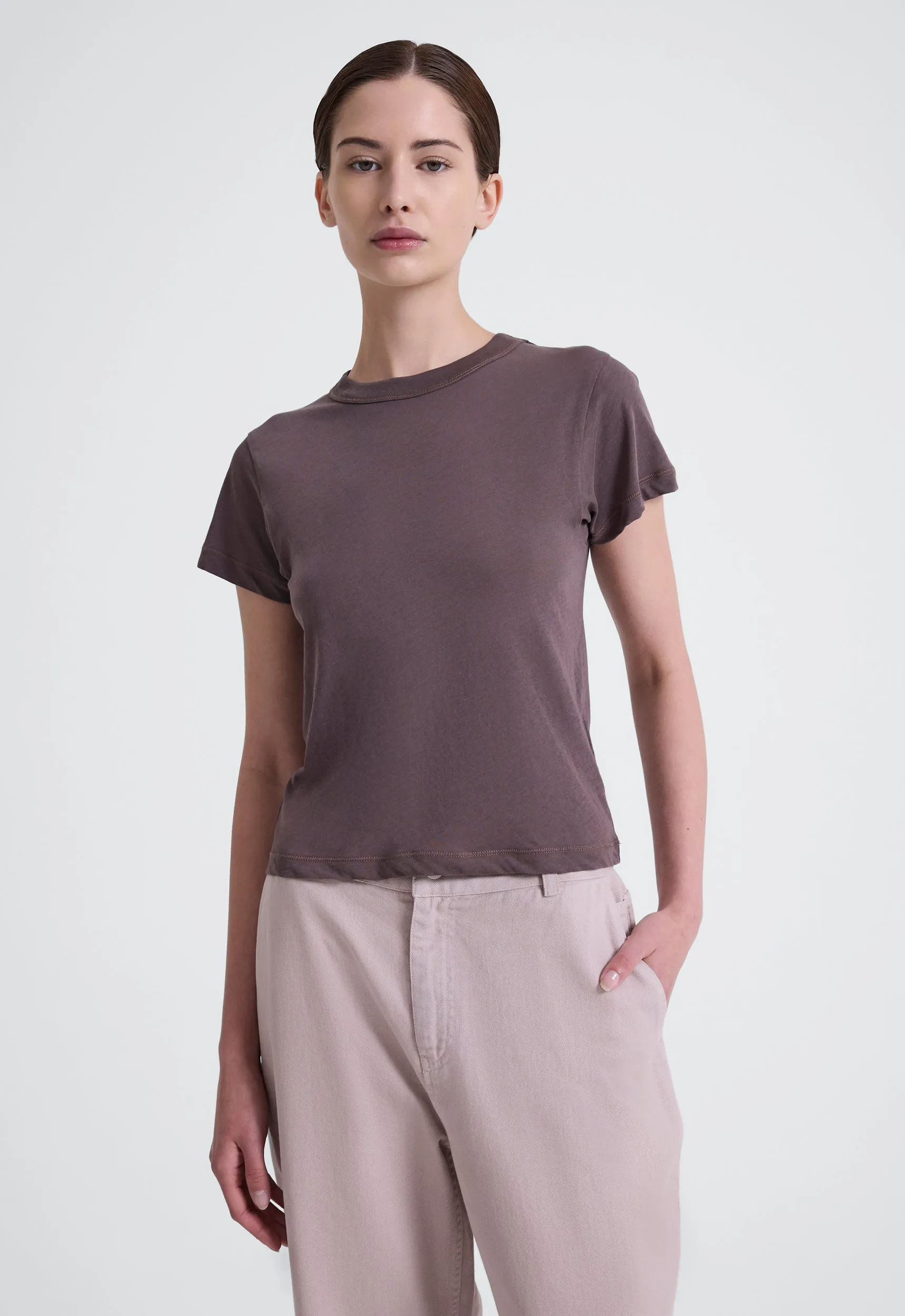 Baby Organic Cotton Tee - Dark Lama