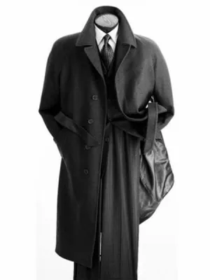 Belt-Coat J8852-5# Black - Wholesale Coat - Wholesale Winter Coats