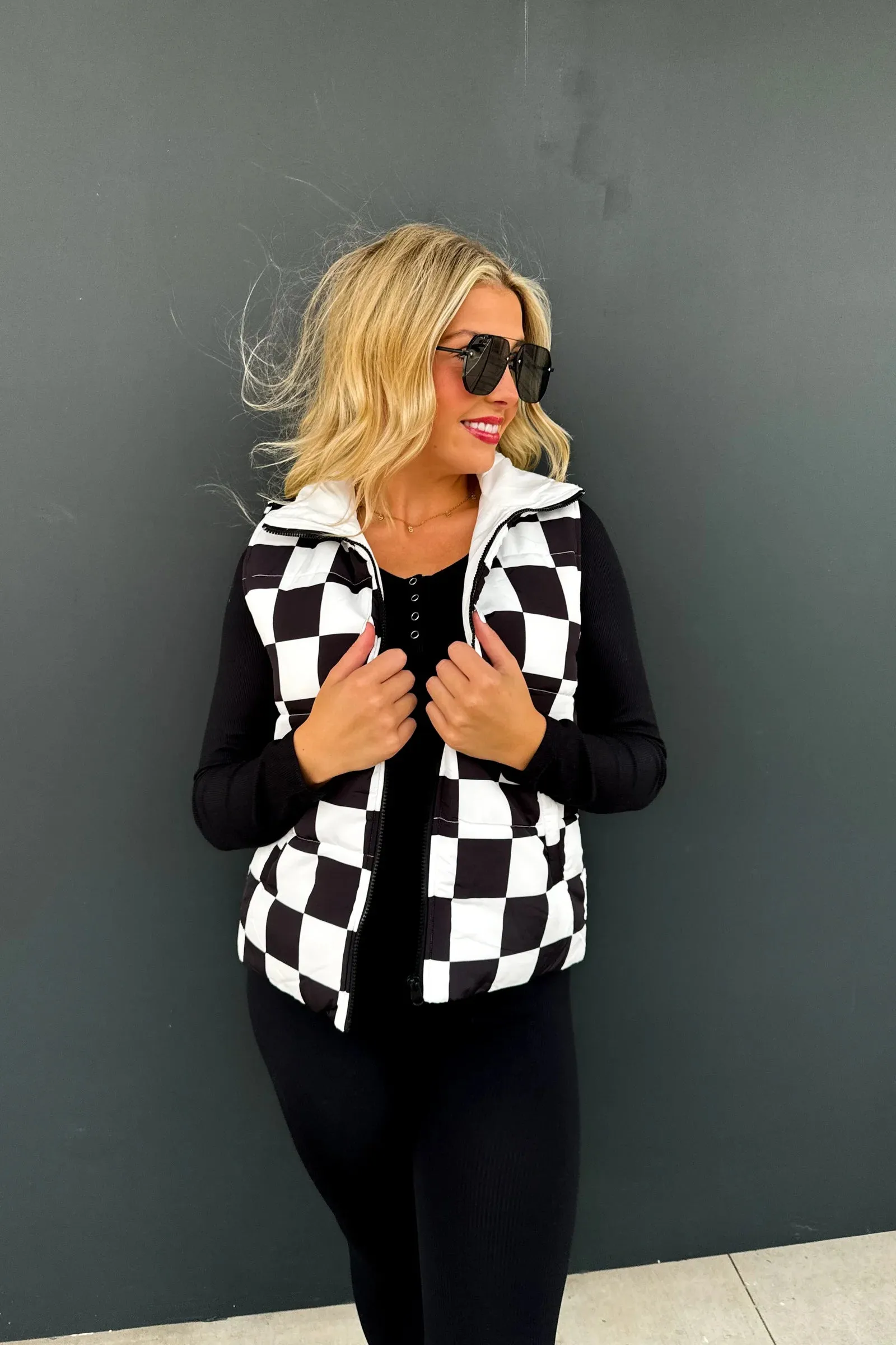BLAKELEY CHECKER PUFFER VEST