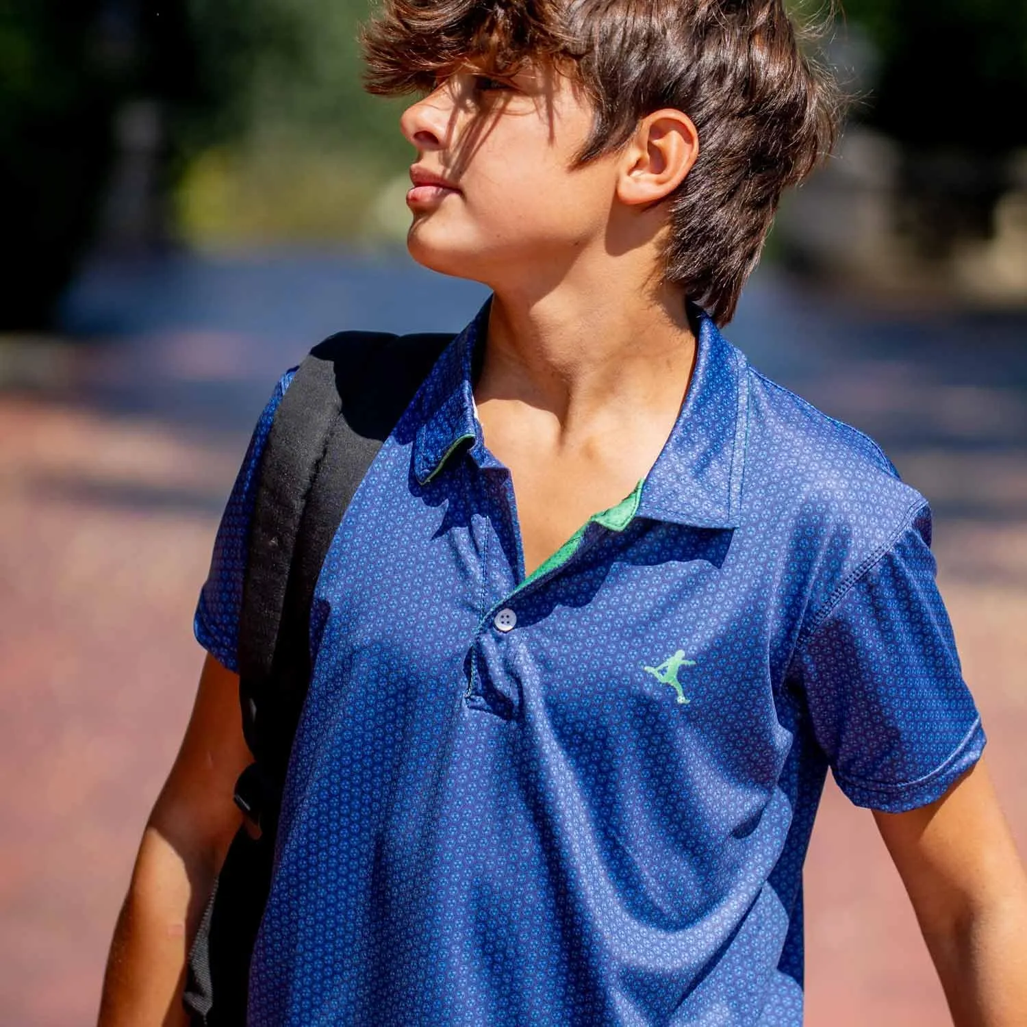 ChalkTalkSPORTS Soccer Short Sleeve Polo Shirt | Performance Sports Polo | Youth & Adult Sizes