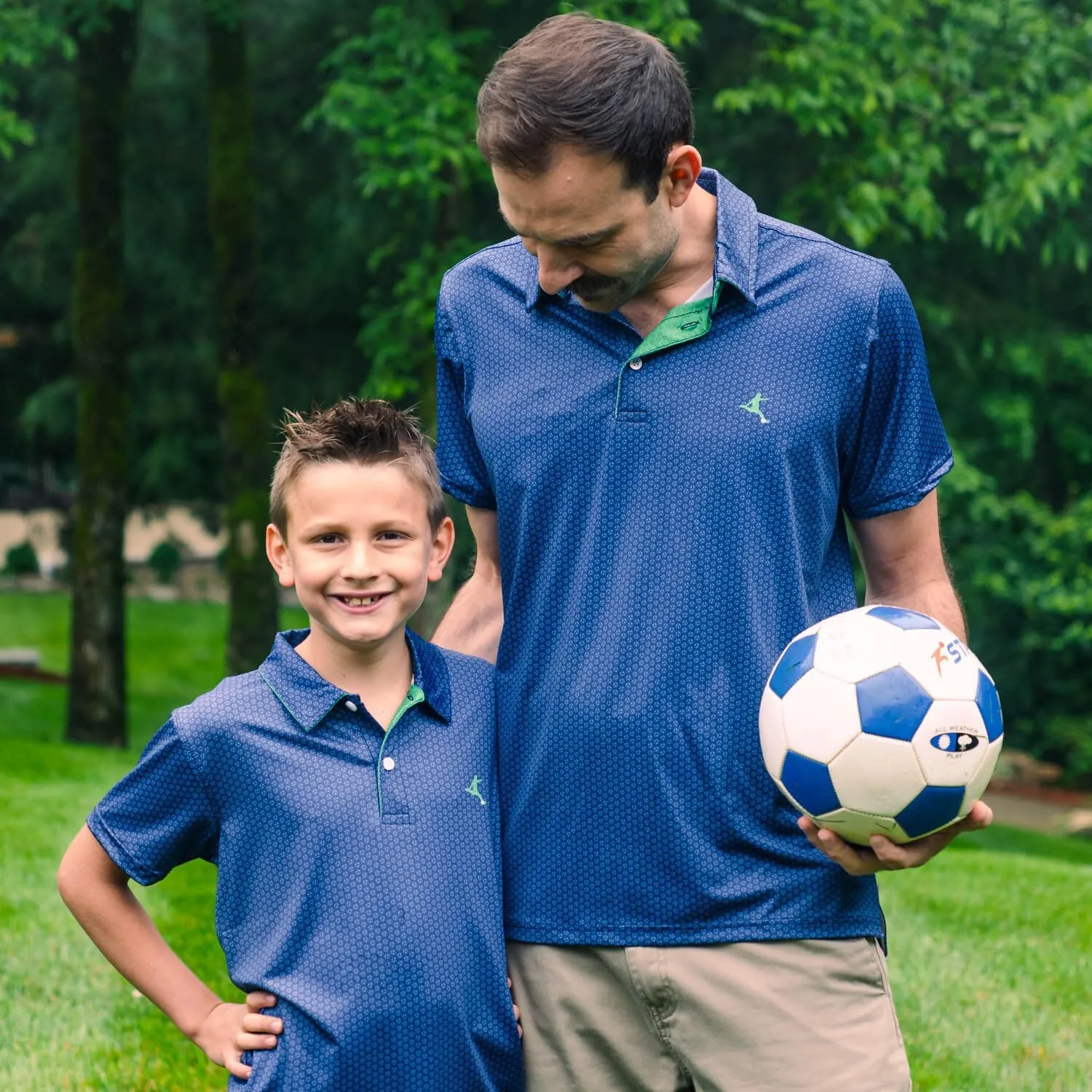 ChalkTalkSPORTS Soccer Short Sleeve Polo Shirt | Performance Sports Polo | Youth & Adult Sizes