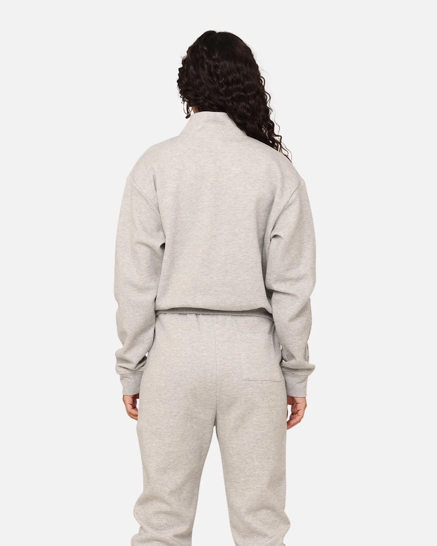 Champion Women's Rochester Tech Quarter Zip Oxford Heather