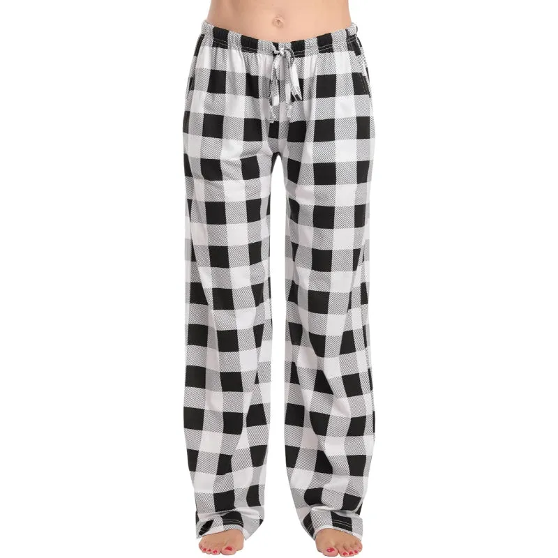 Classic Plaid Pattern Pajama Pants