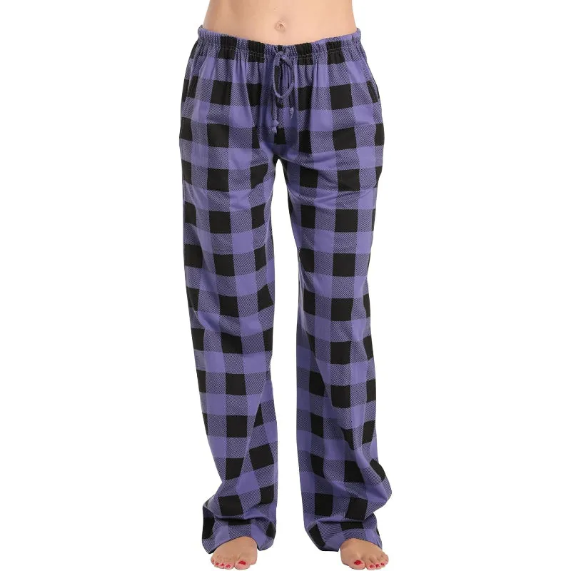 Classic Plaid Pattern Pajama Pants