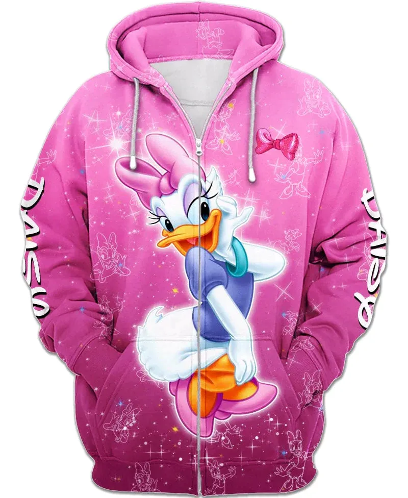 Daisy Duck Zip Up Hoodie