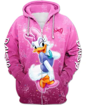 Daisy Duck Zip Up Hoodie