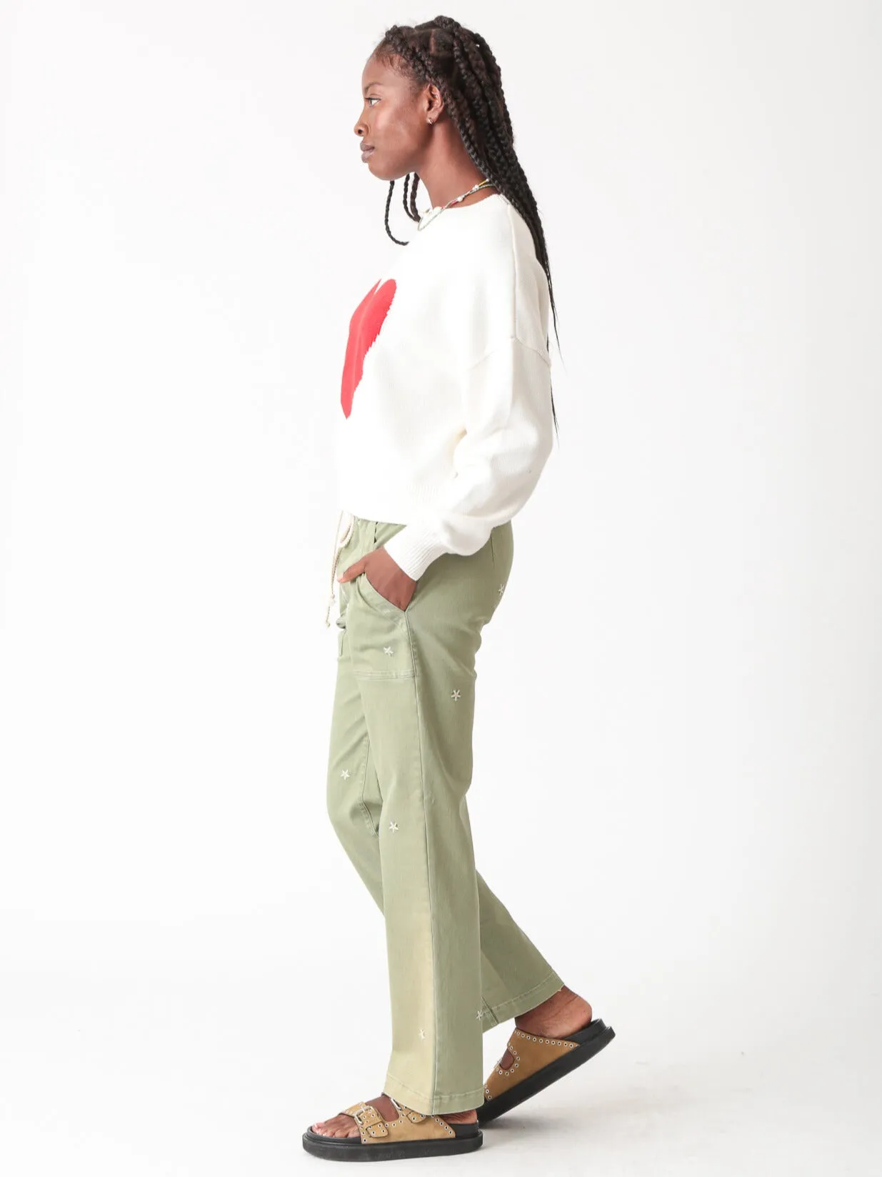Heart Sweater - Ivory