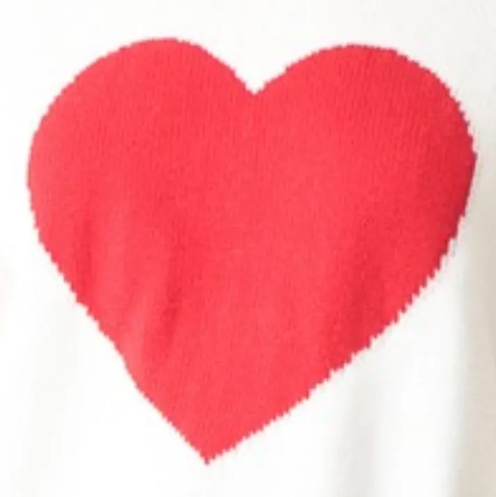 Heart Sweater - Ivory