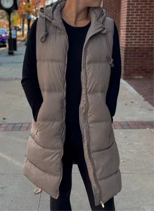 Hooded Puffer Vest
