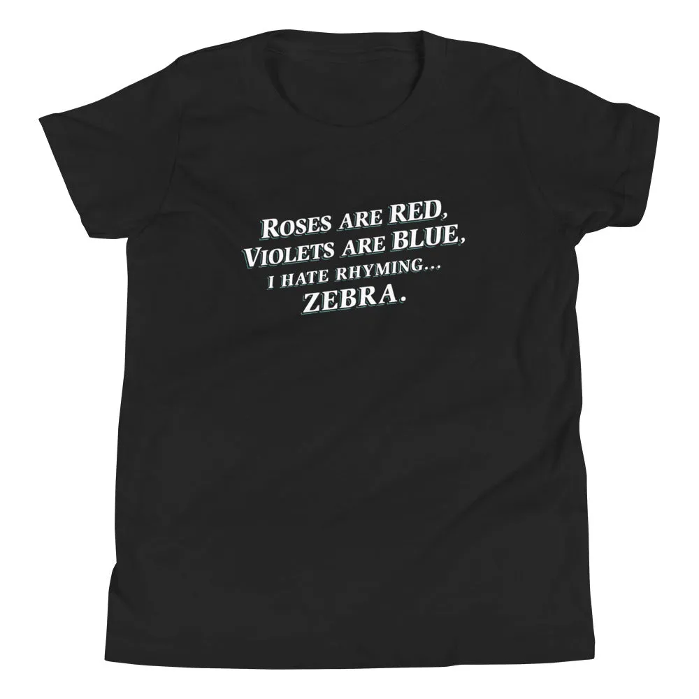 I Hate Rhyming Kid's Youth Tee