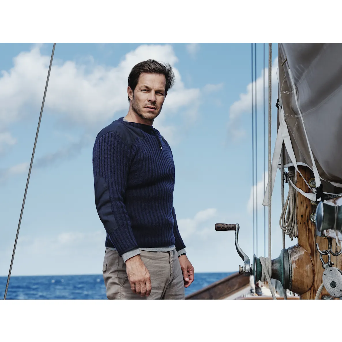 James Bond Navy Army Sweater - No Time To Die Edition - By N. Peal