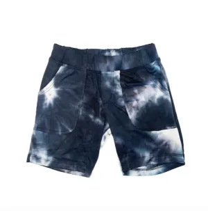 Joah Love - Knox Shorts in Shadow Black Tie Dye