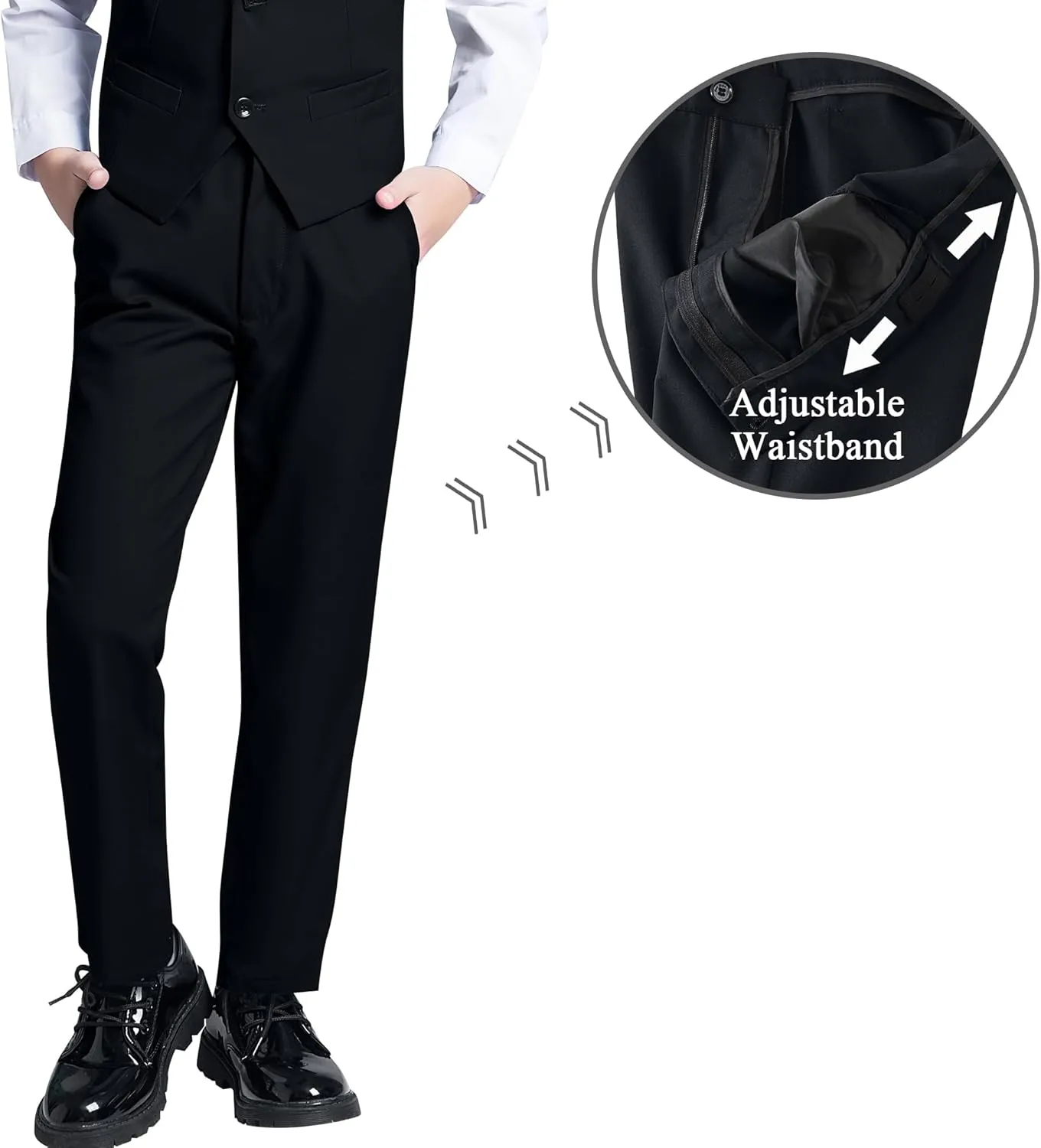 JPF Boy's Formal Suit Set Slim Fit Kids Tuxedo Suits for Wedding Teen Toddler Boy Dress Suit Outfit
