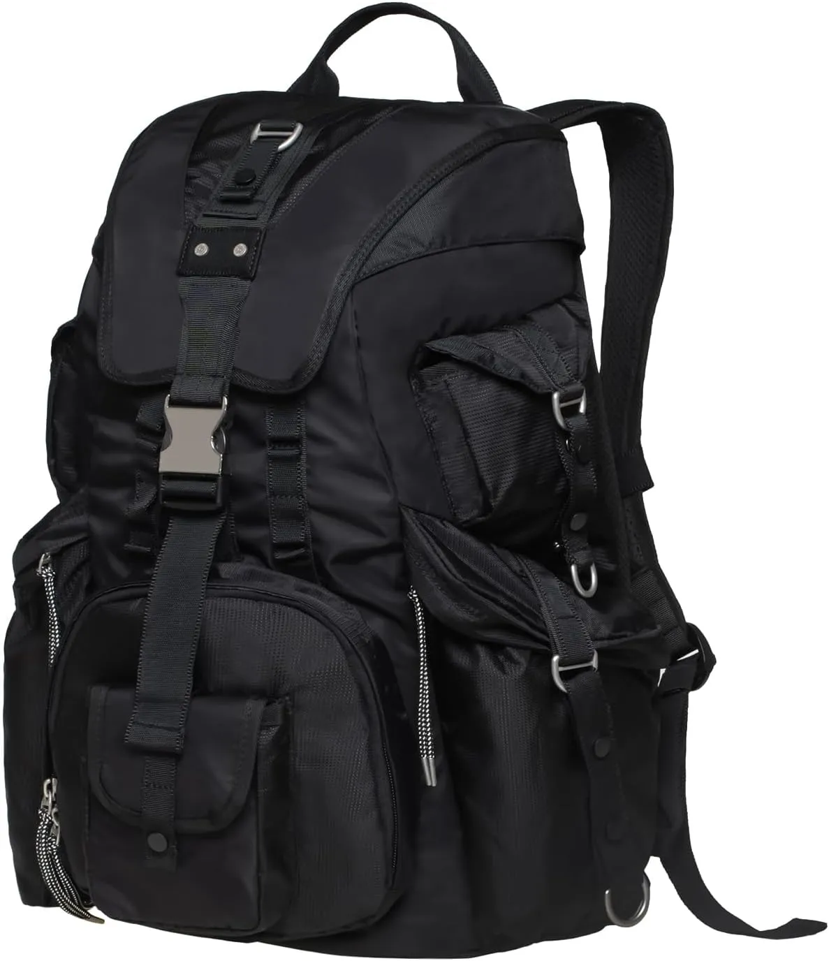KAUKKO Travel Laptop Backpack Hiking Backpack Travel Camping Bag Outdoor Sports Leisure Daypacks(Black)