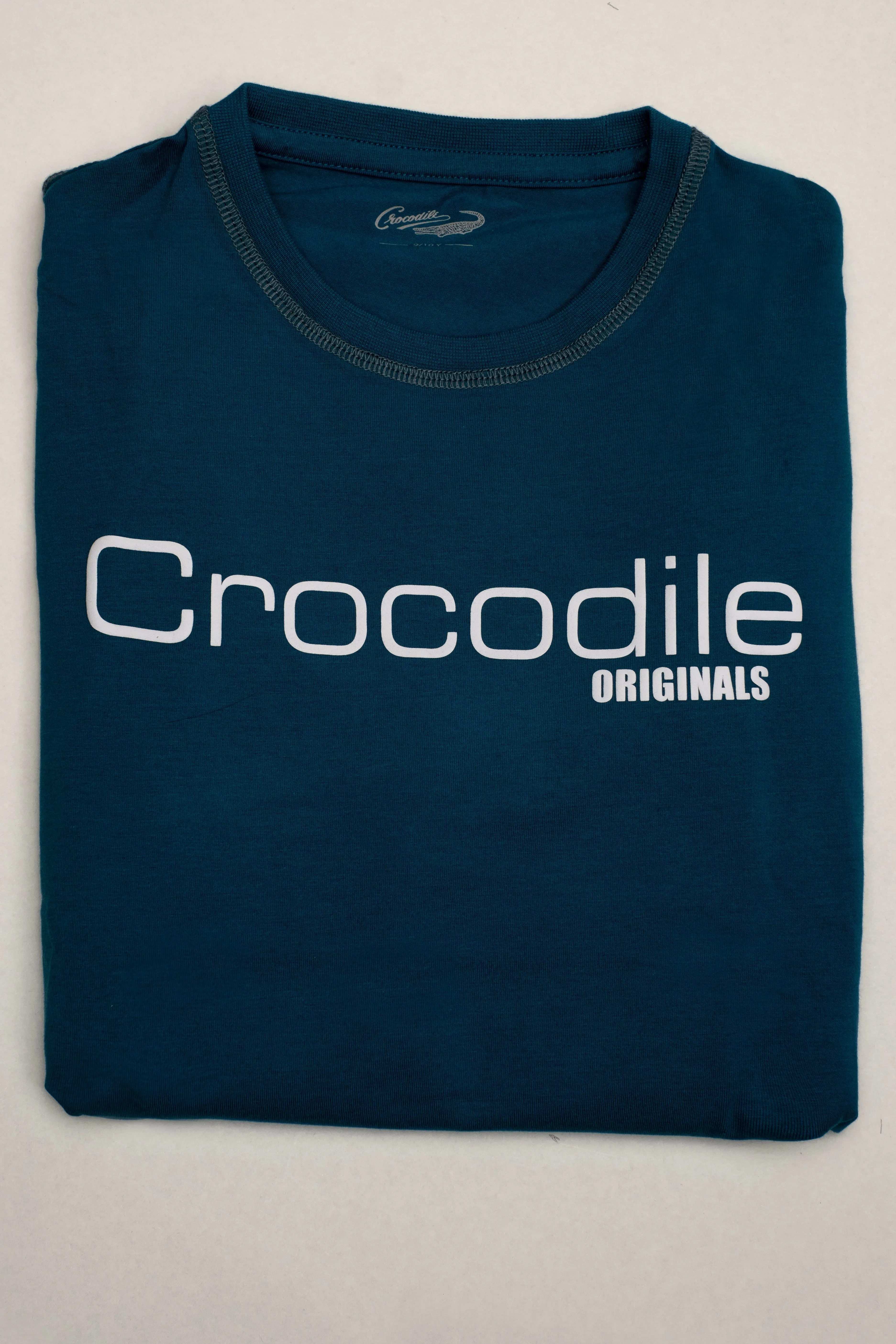 Kids Minimalist tee-Blue Faience