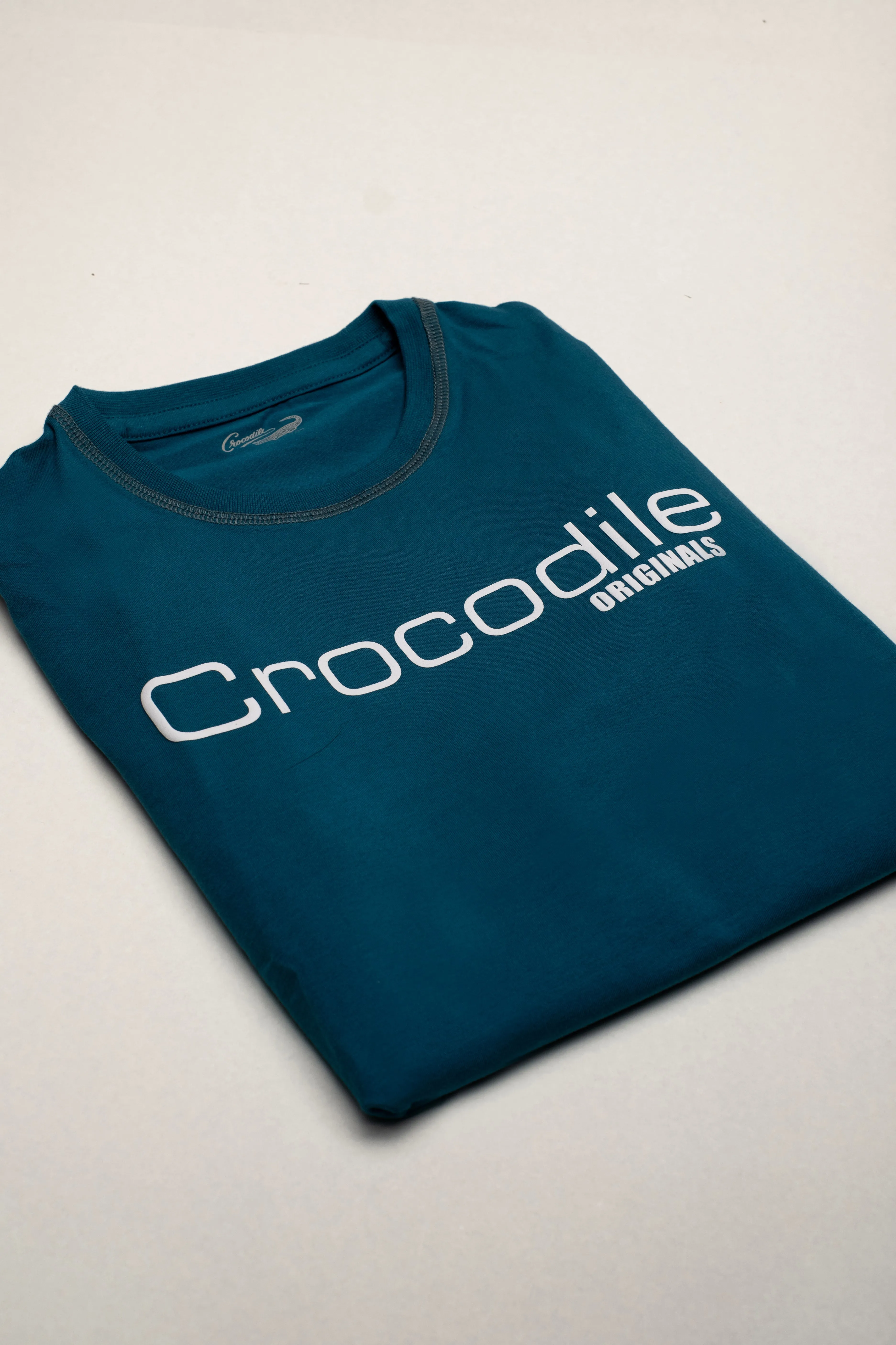Kids Minimalist tee-Blue Faience
