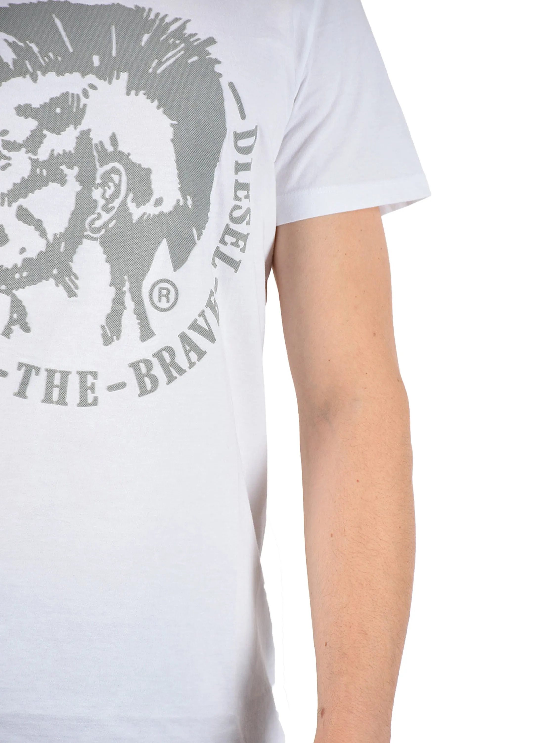 Mens Diesel Brave Casual Short Sleeve Cotton Crew Neck T-Shirt