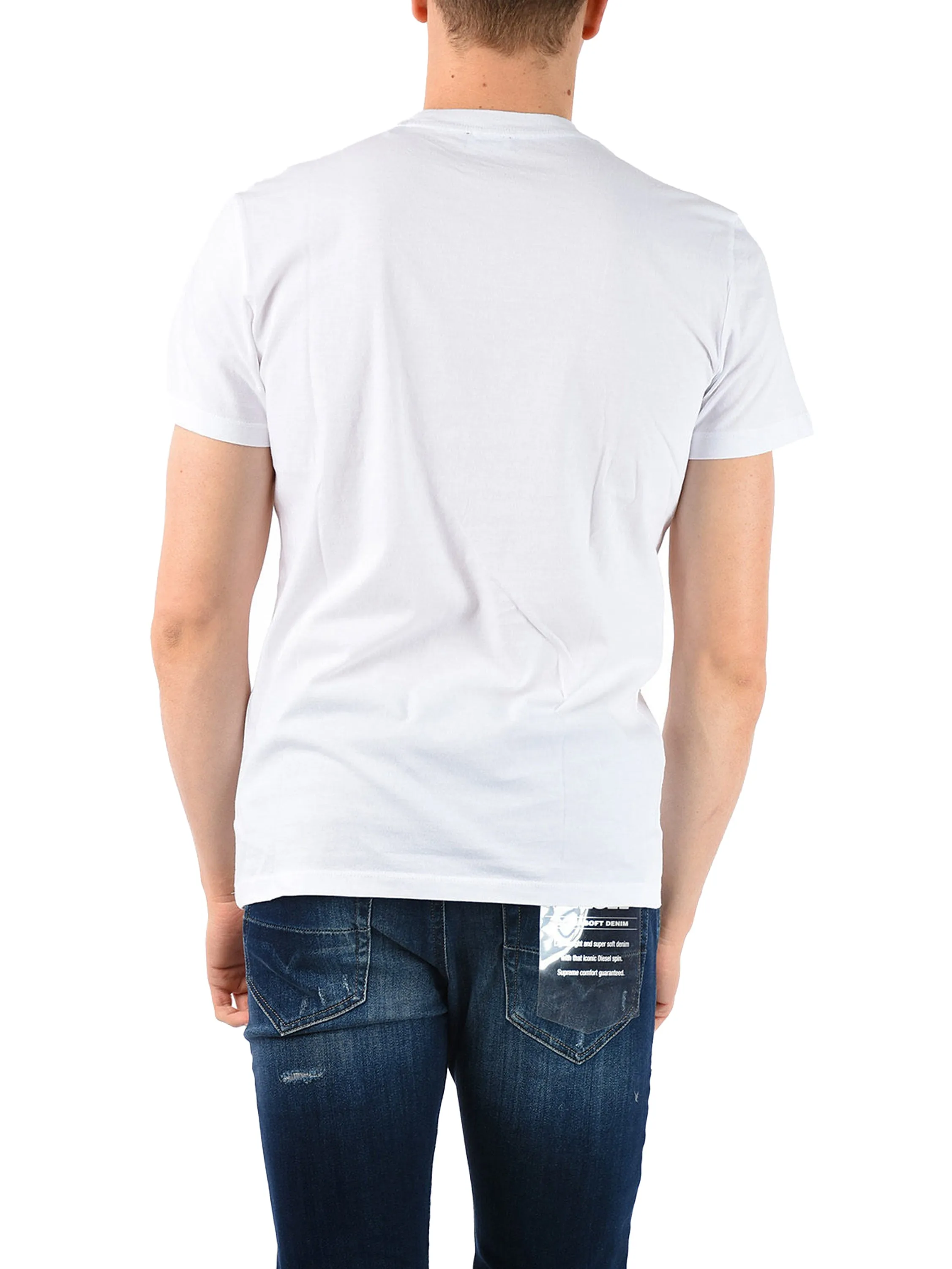 Mens Diesel Brave Casual Short Sleeve Cotton Crew Neck T-Shirt