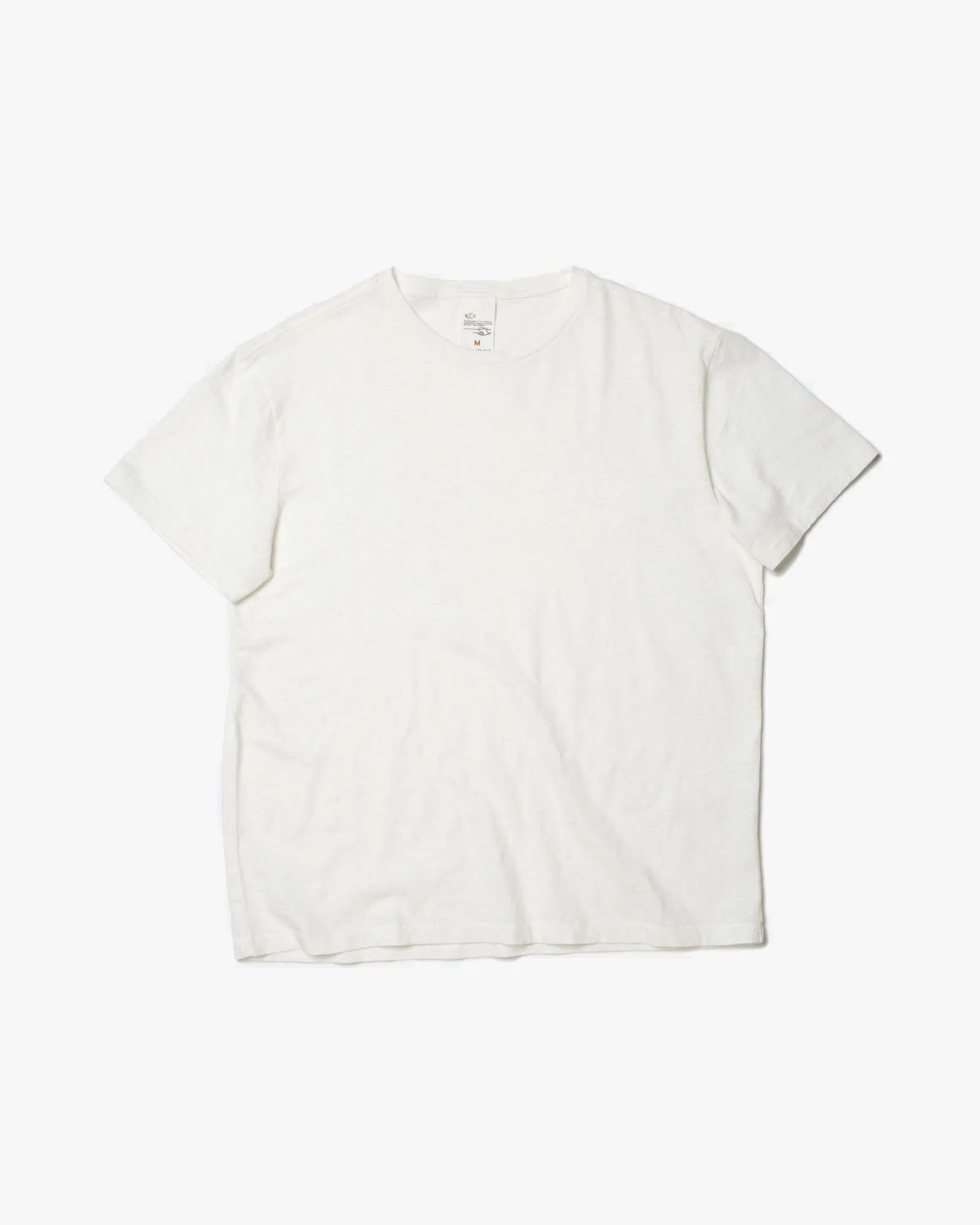 Nudie Jeans Roffe Slub Tee - Off White