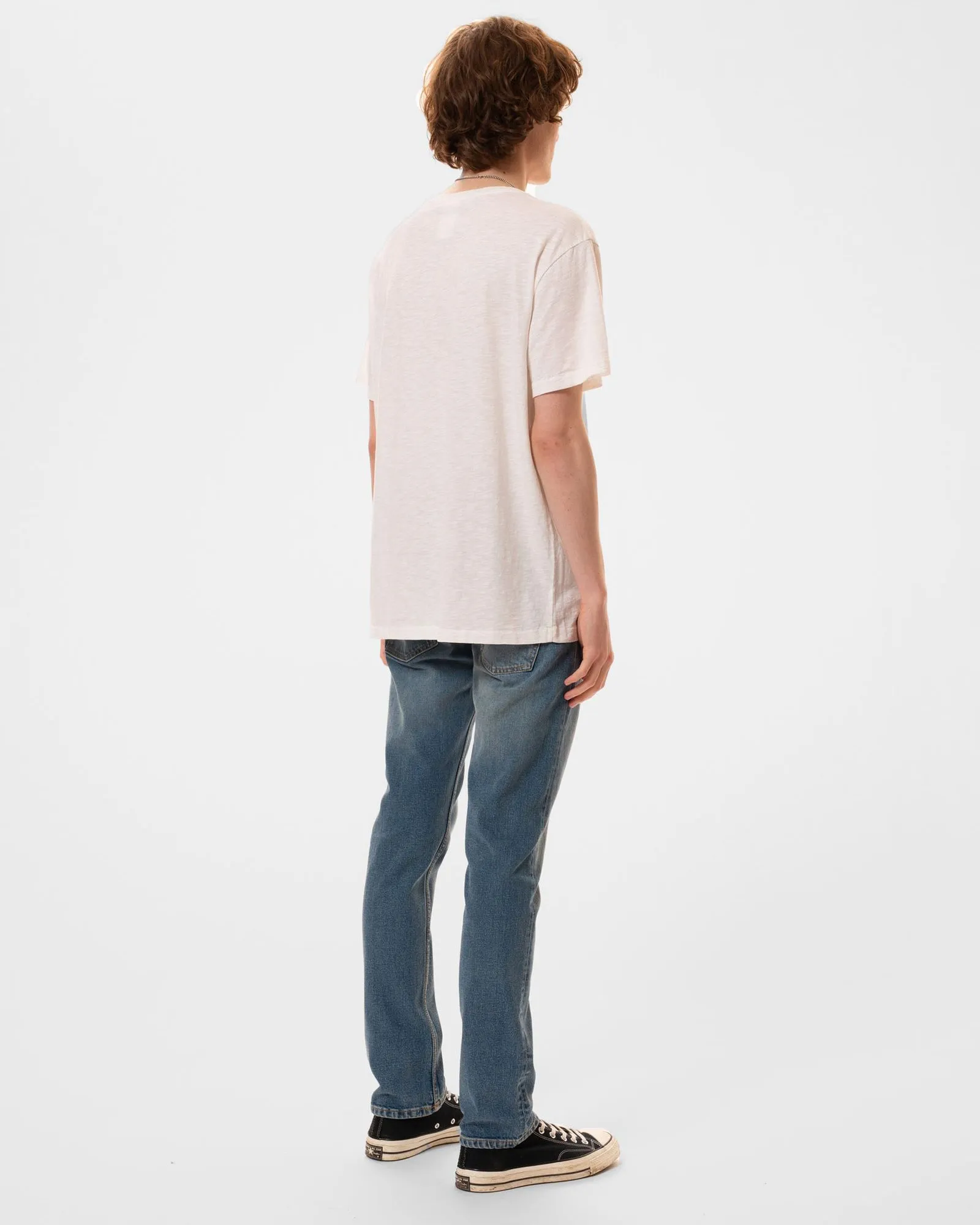 Nudie Jeans Roffe Slub Tee - Off White
