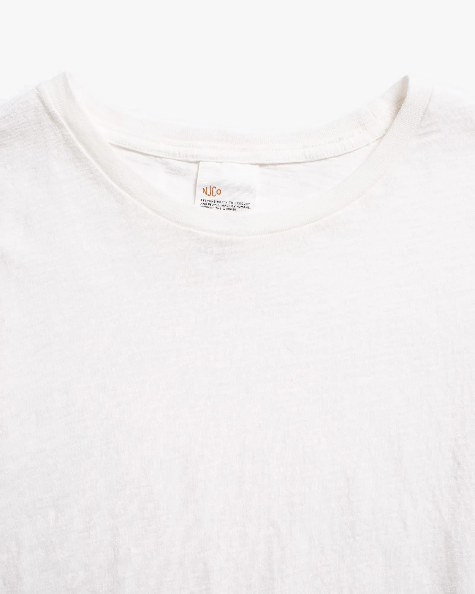 Nudie Jeans Roffe Slub Tee - Off White