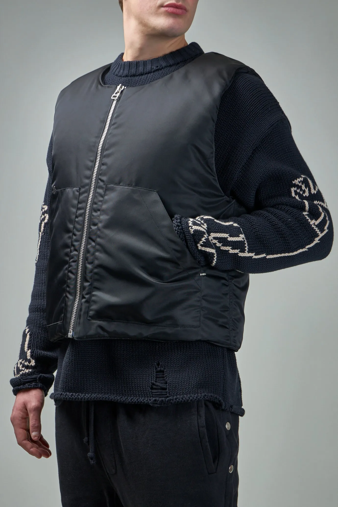 Nylon Puffer Vest