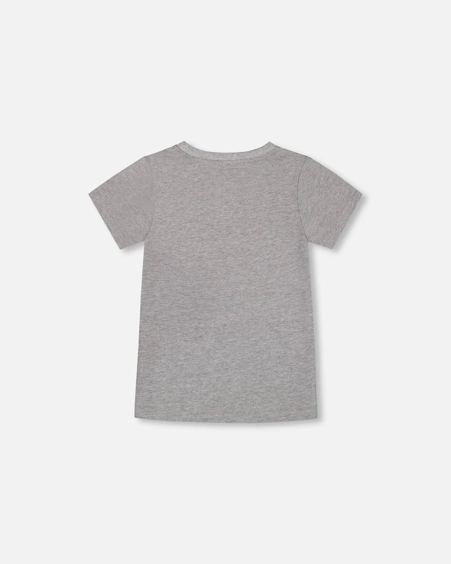 Organic Cotton Gray Tee Gray And Balloons