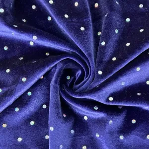 Purple | Sequin Velour