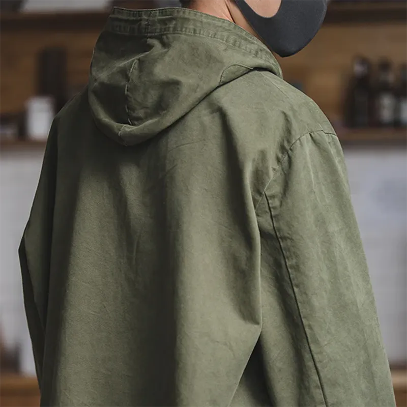 Retro Military Style Classic U.S.NAVY Deck Parker Hoodie