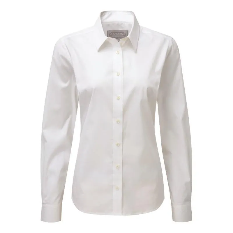 Schoffel Suffolk Ladies Cotton Shirt - White