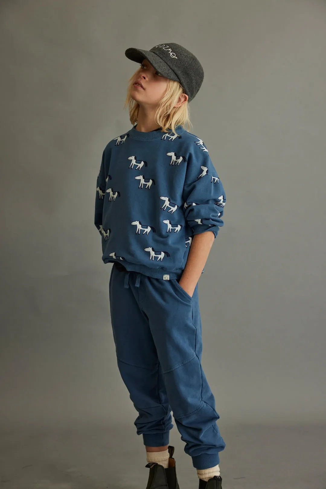 Soft Fleece Sweatshirt "Axel Horses", 9-10J (134/140)