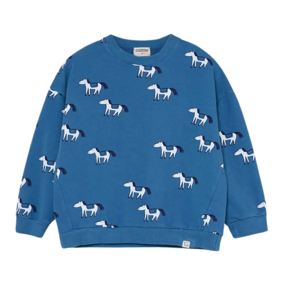 Soft Fleece Sweatshirt "Axel Horses", 9-10J (134/140)