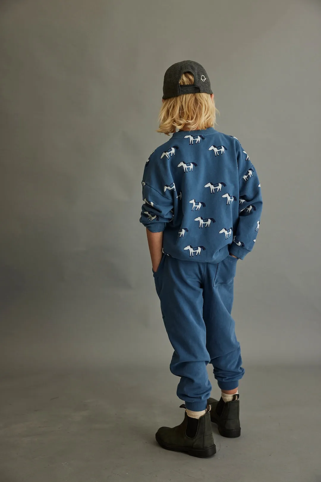 Soft Fleece Sweatshirt "Axel Horses", 9-10J (134/140)