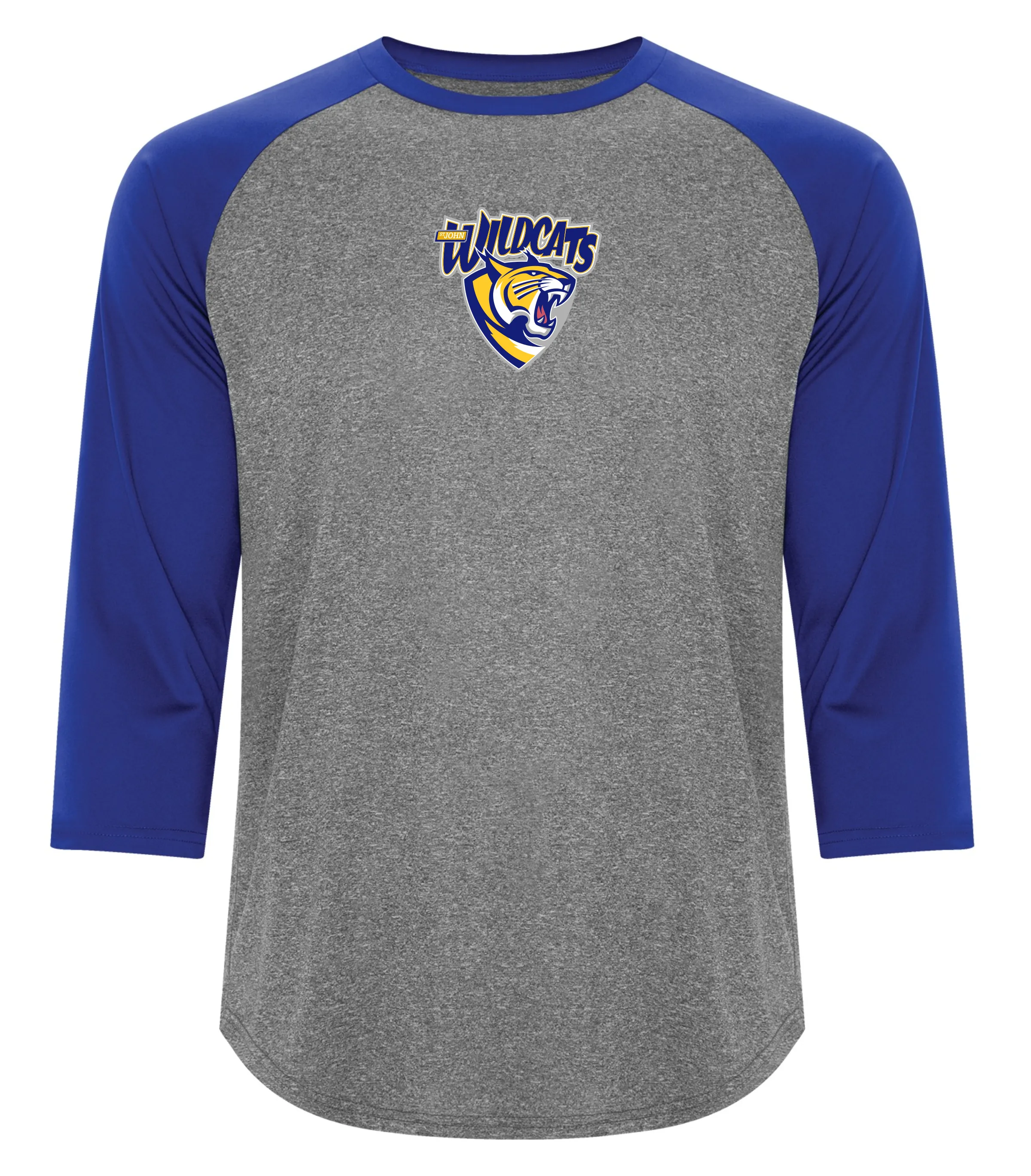 St. John Catholic Adult Wicking Baseball T-Shirt
