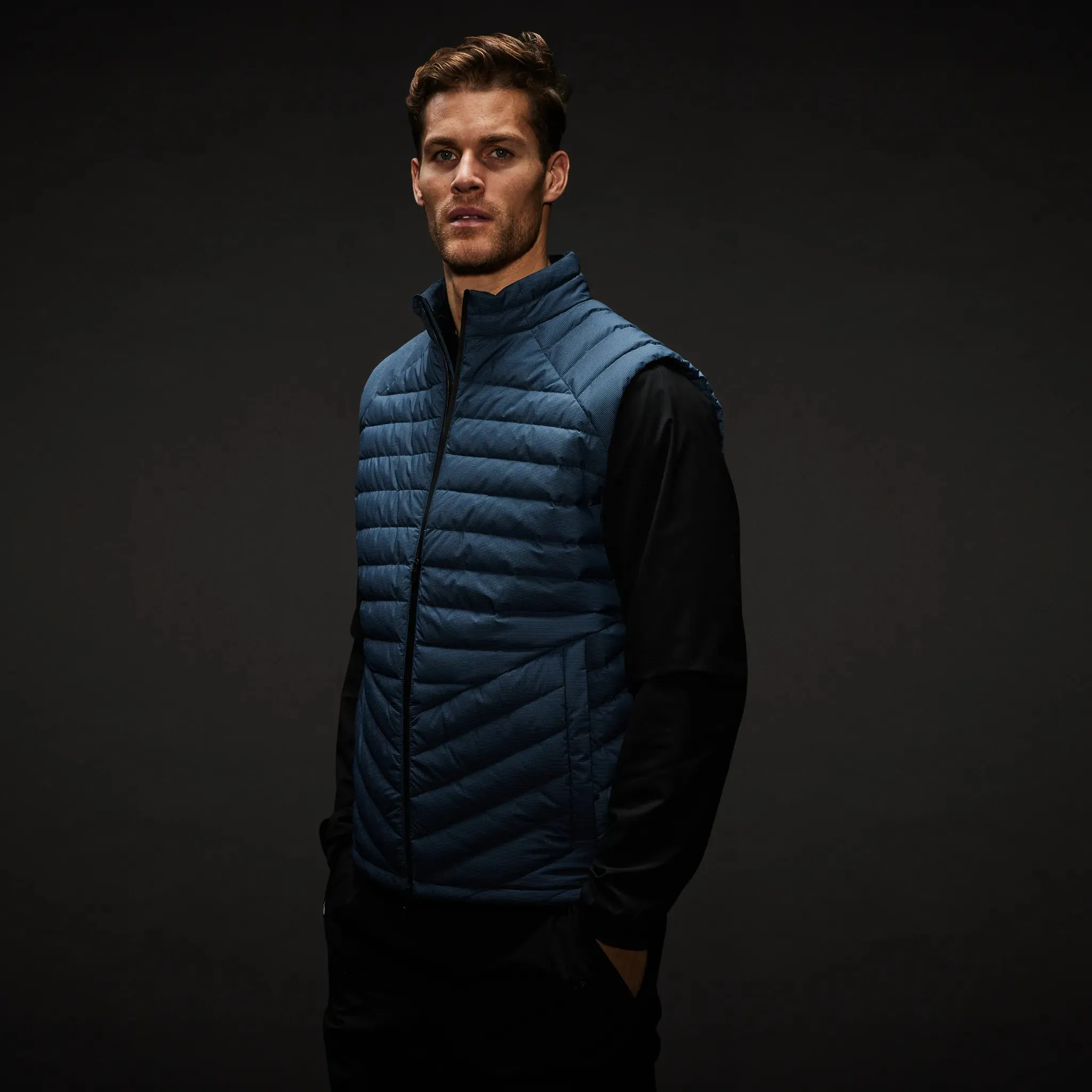 Ultralight Puffer Vest with Dyneema. Blue edition