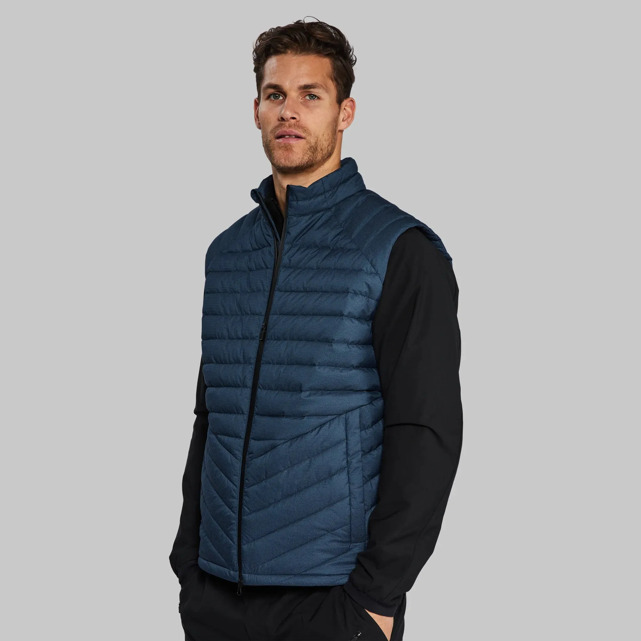 Ultralight Puffer Vest with Dyneema. Blue edition