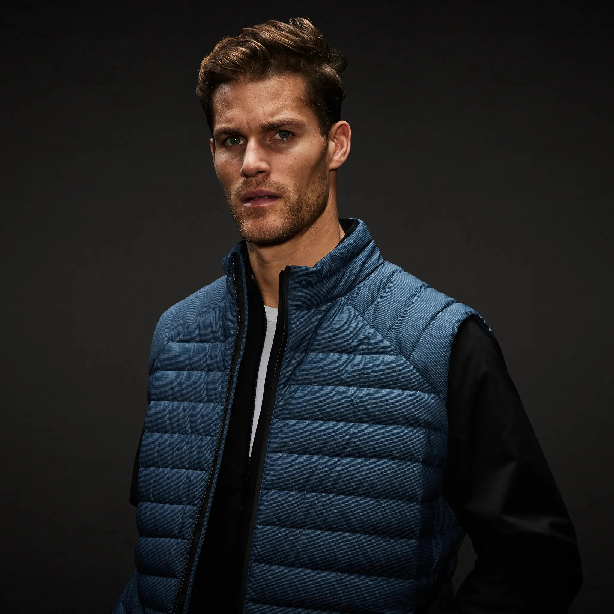 Ultralight Puffer Vest with Dyneema. Blue edition