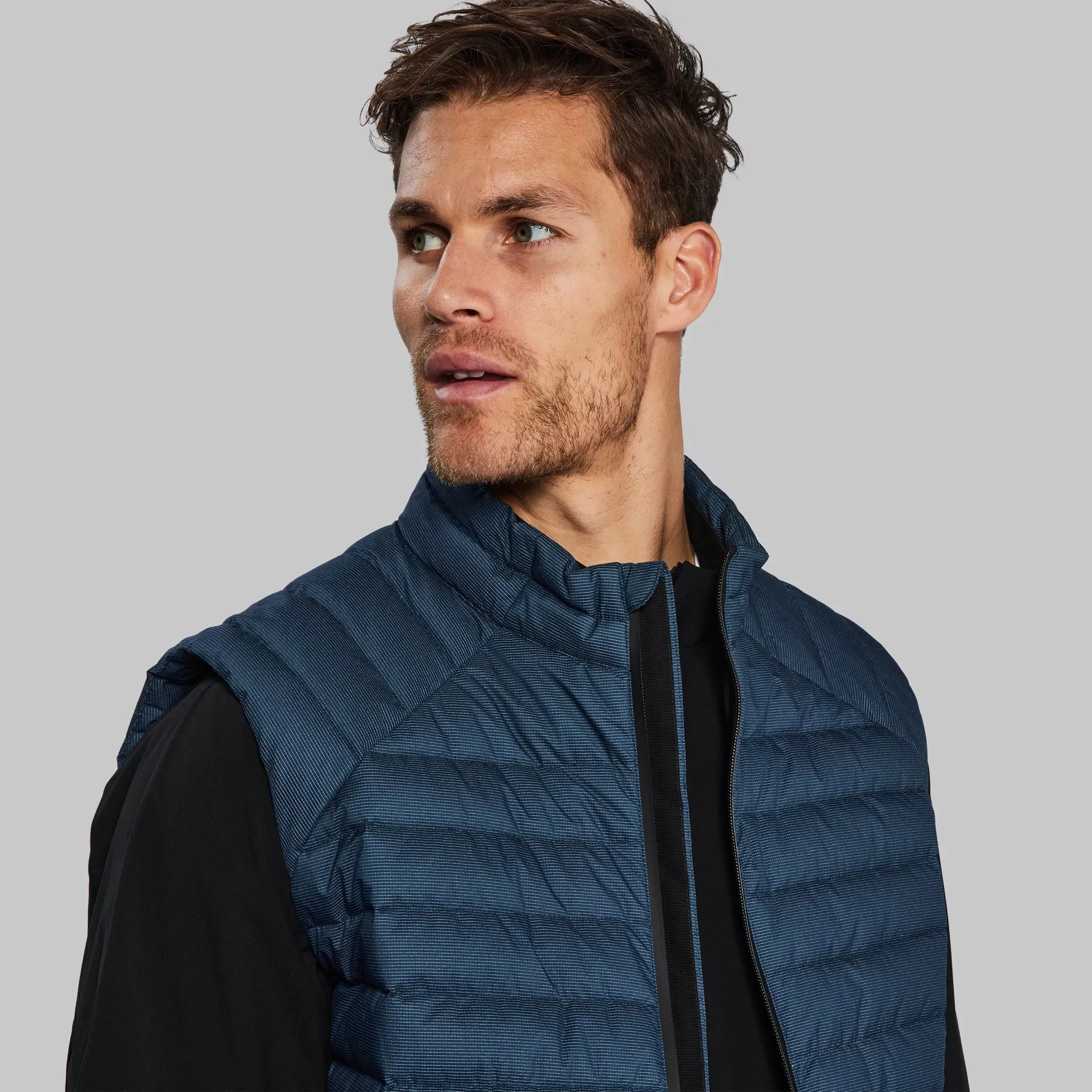 Ultralight Puffer Vest with Dyneema. Blue edition