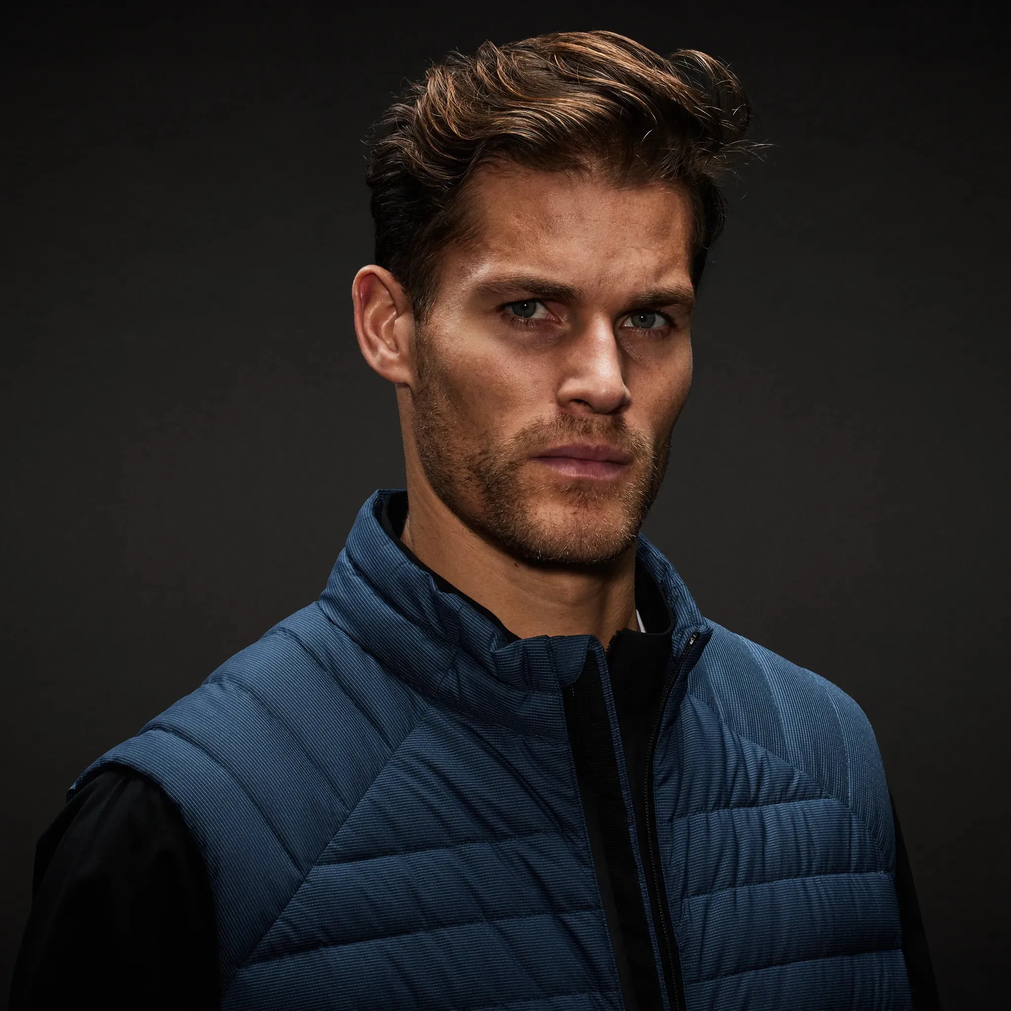Ultralight Puffer Vest with Dyneema. Blue edition