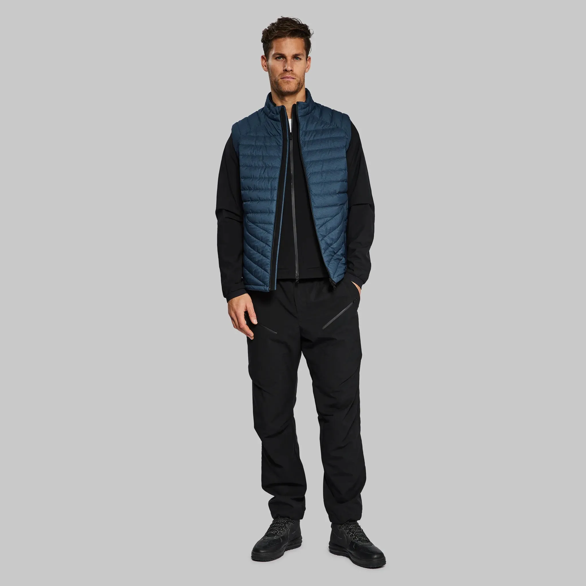 Ultralight Puffer Vest with Dyneema. Blue edition