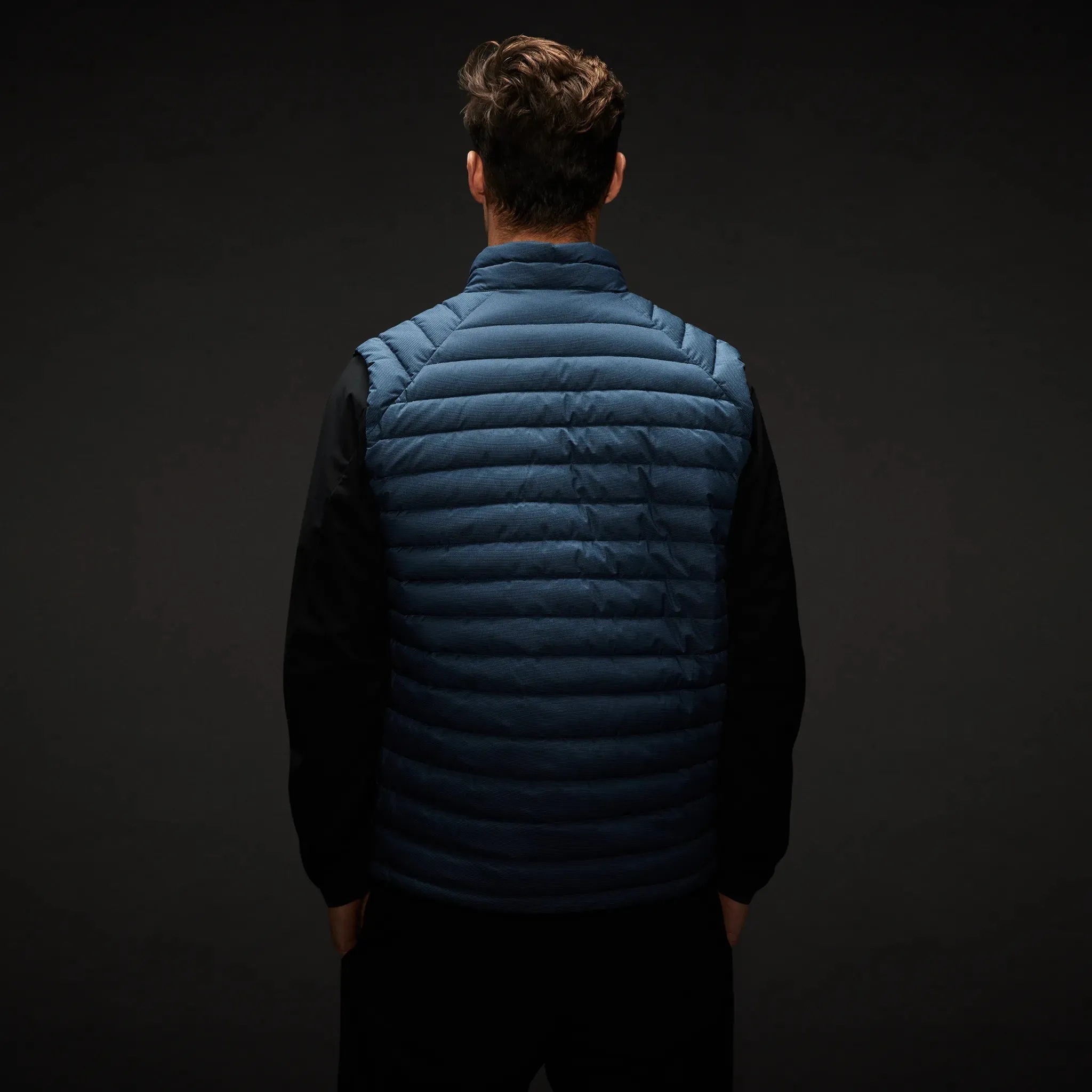 Ultralight Puffer Vest with Dyneema. Blue edition