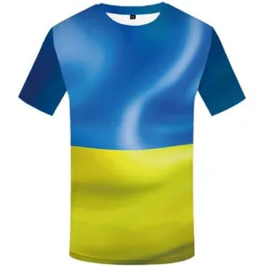 Union Flag T shirts Men Harajuku T-shirts Graphic Ukraine Shirt Print Novel Tshirts Cool Fantasy Tshirts Novelty Short Sleeve
