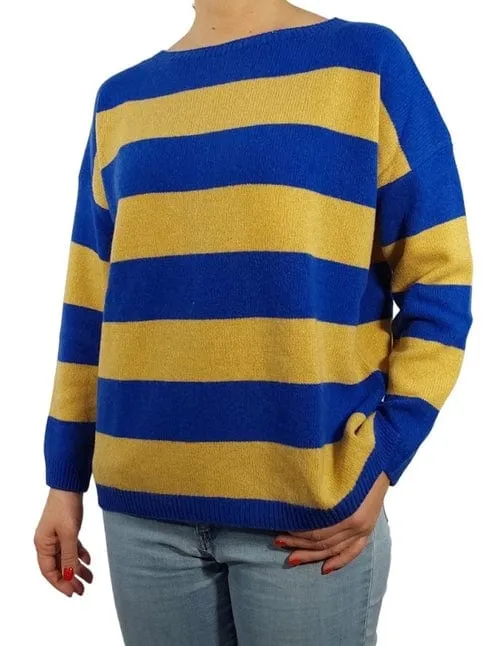 Women's Boat Neck Sweater in Reclaimed Cashmere