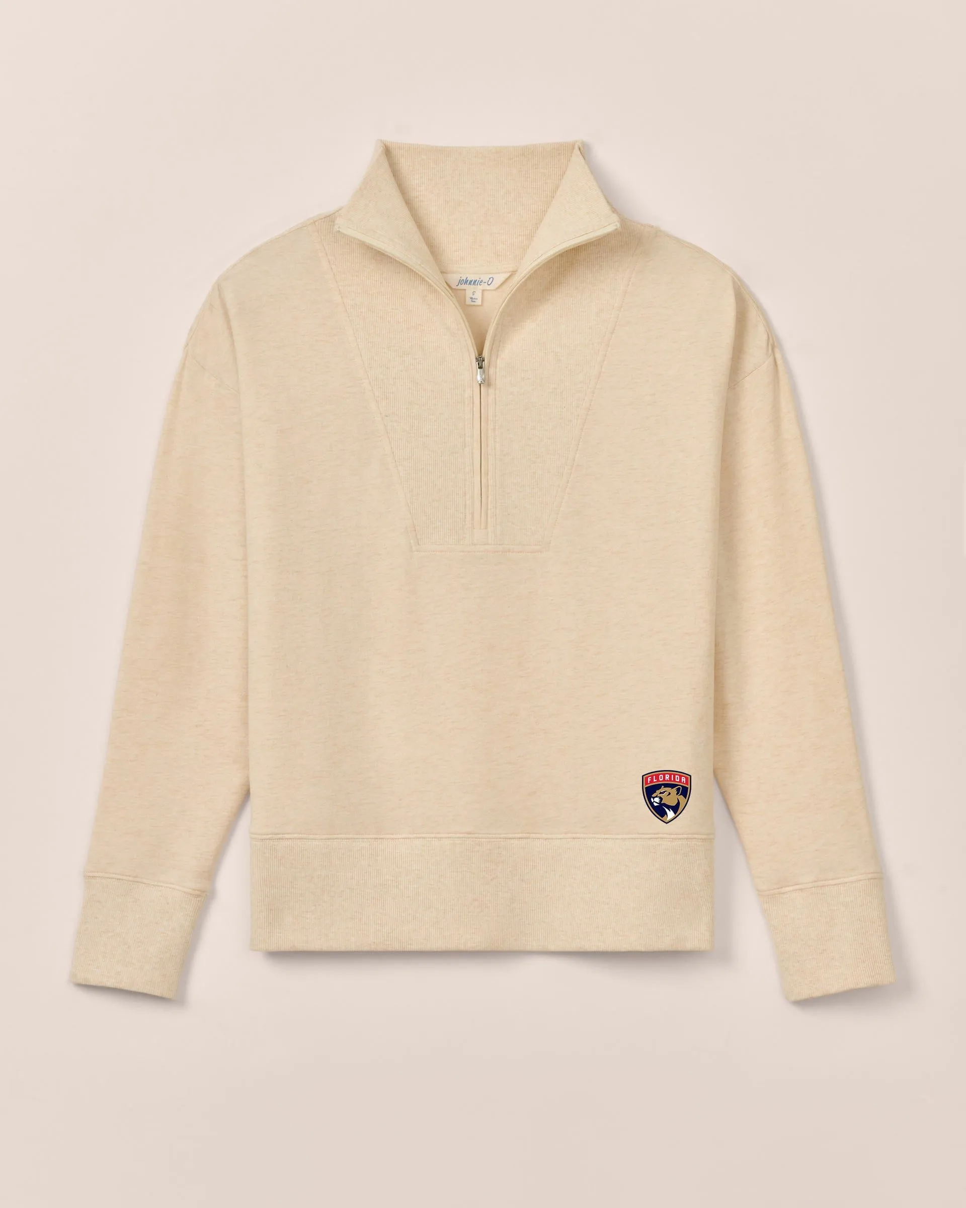 Women's Florida Panthers Taylor Drop Shoulder Cotton 1/4 Zip