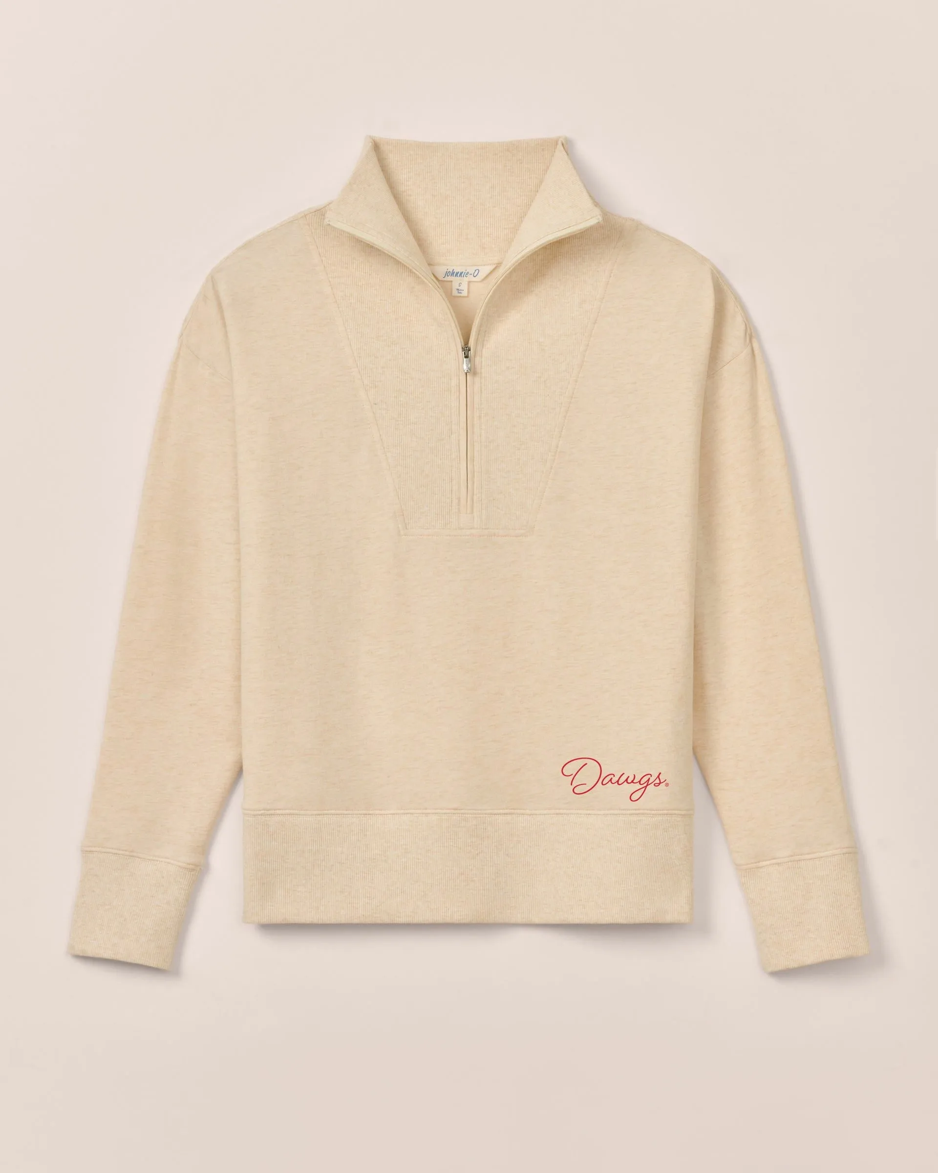 Women's Georgia Taylor Drop Shoulder Cotton 1/4 Zip