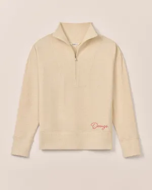 Women's Georgia Taylor Drop Shoulder Cotton 1/4 Zip